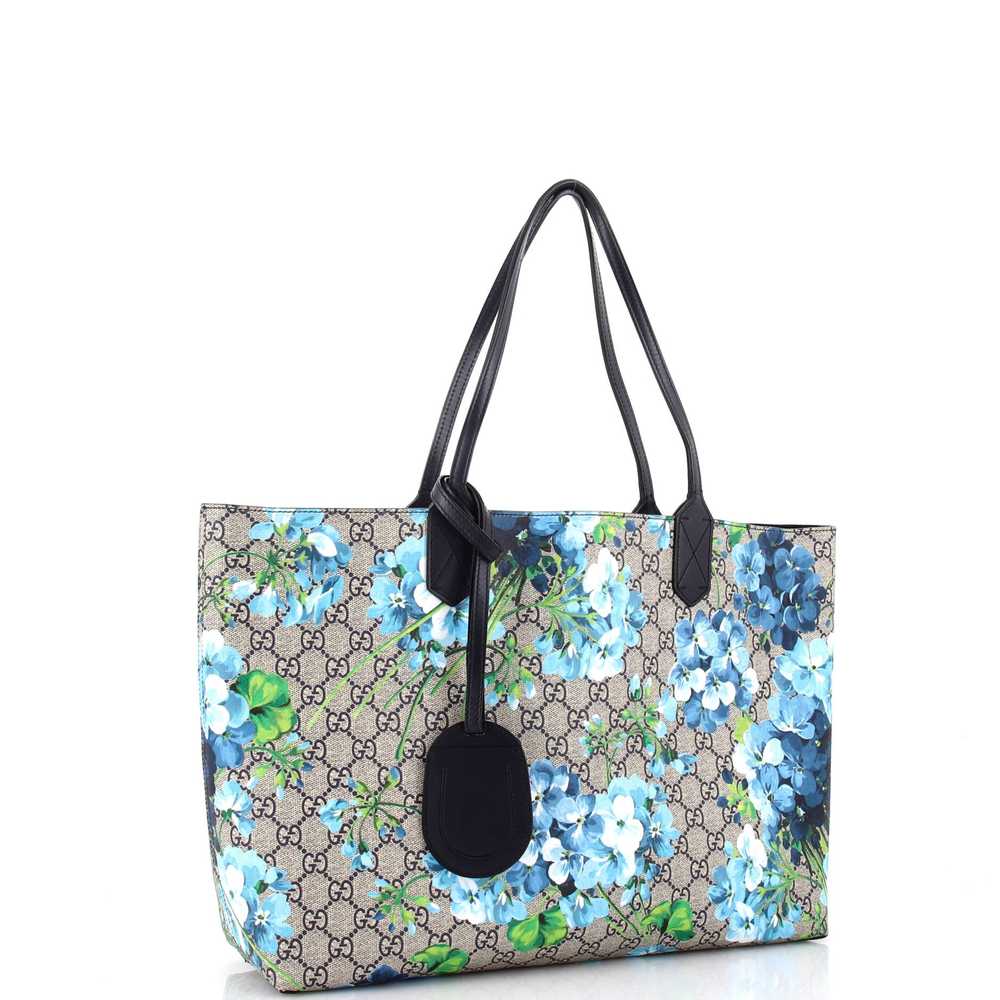 GUCCI Reversible Tote Blooms GG Print Leather Med… - image 2