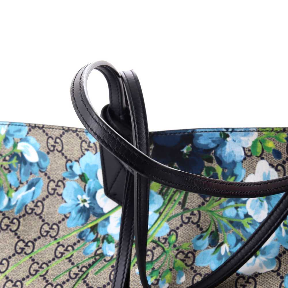 GUCCI Reversible Tote Blooms GG Print Leather Med… - image 7