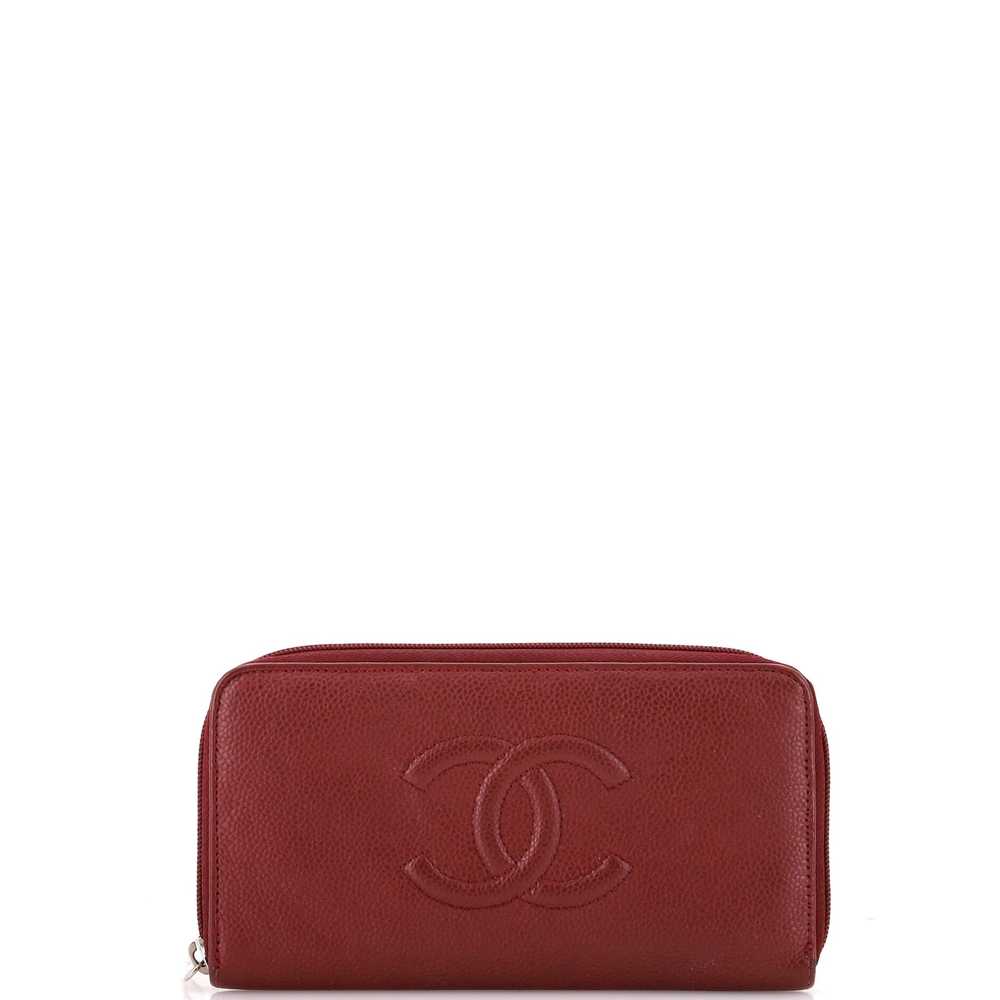 CHANEL Timeless CC Zipped Wallet Caviar Long - image 1