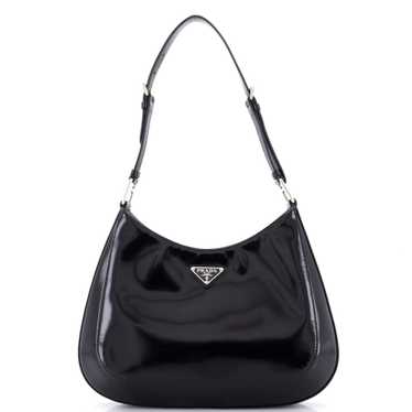 PRADA Cleo Shoulder Bag Spazzolato Leather Large