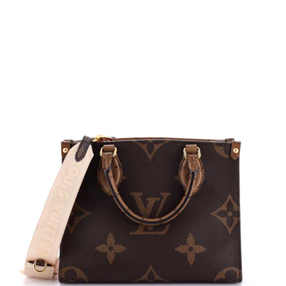 Louis Vuitton OnTheGo Tote Reverse Monogram Giant… - image 1