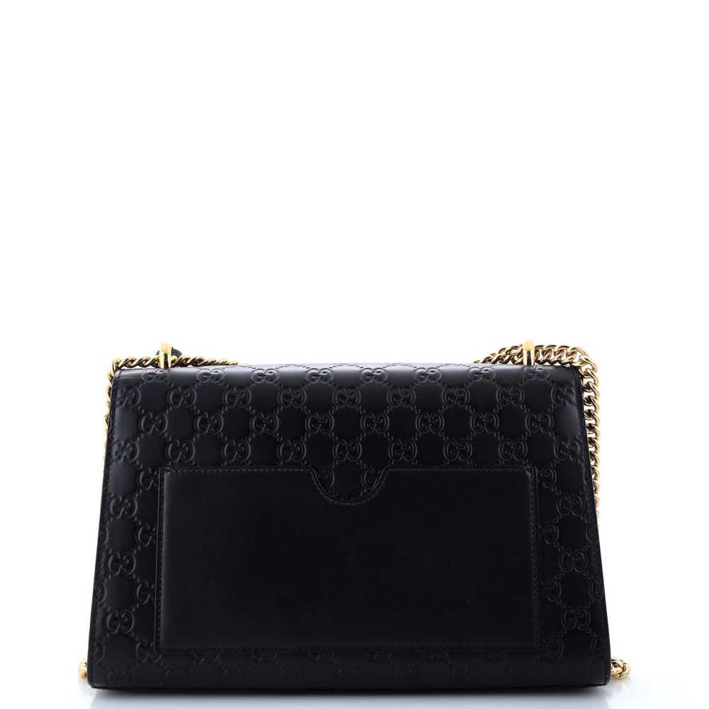 GUCCI Padlock Shoulder Bag Guccissima Leather Med… - image 3