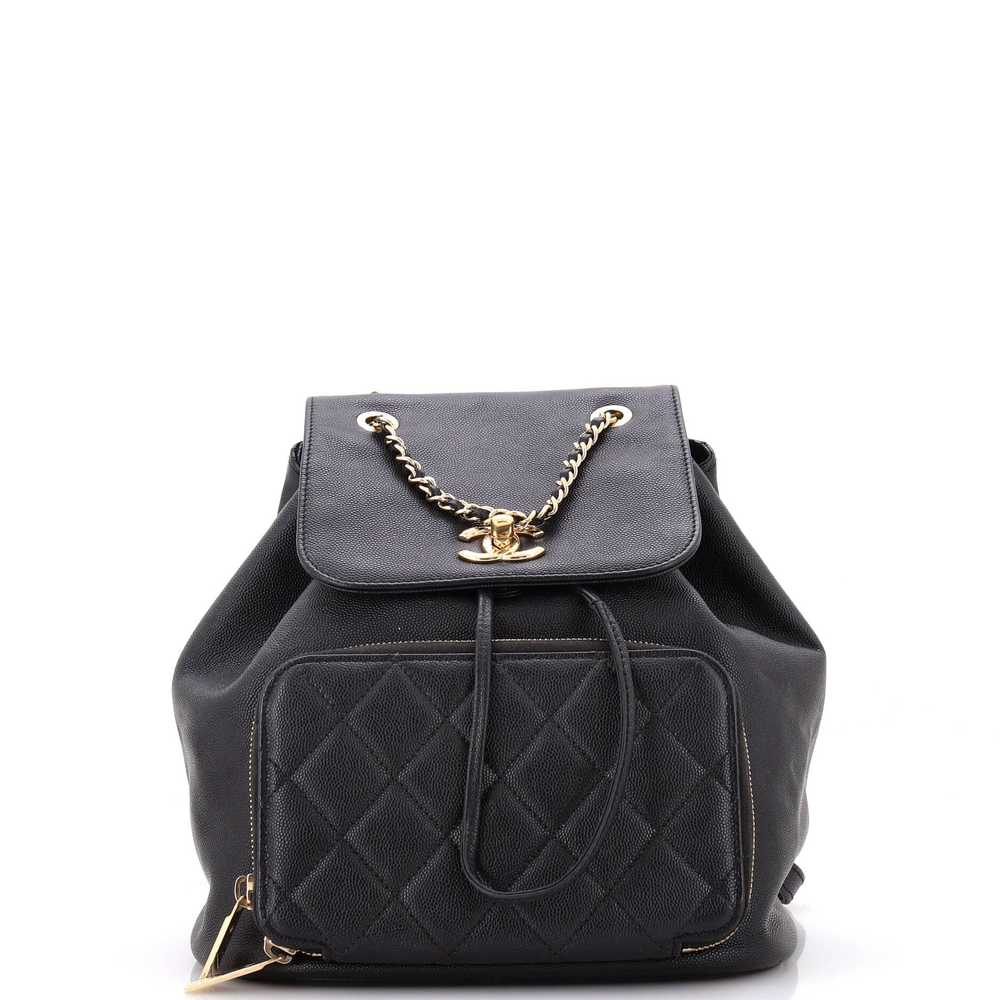 CHANEL Business Affinity Backpack Caviar Small - image 1