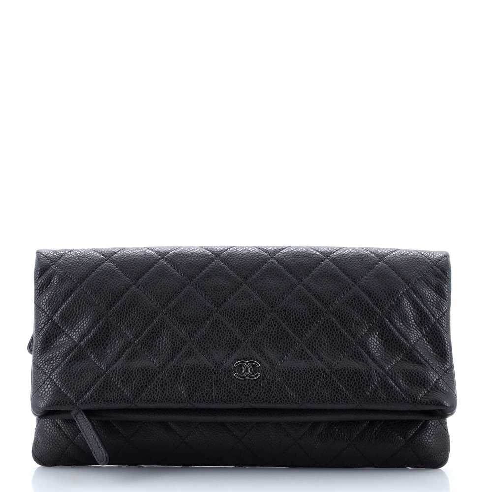 CHANEL Beauty CC Clutch Quilted Caviar - image 1