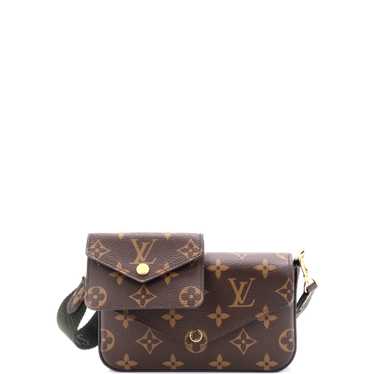 Louis Vuitton Felicie Strap & Go Handbag Monogram… - image 1