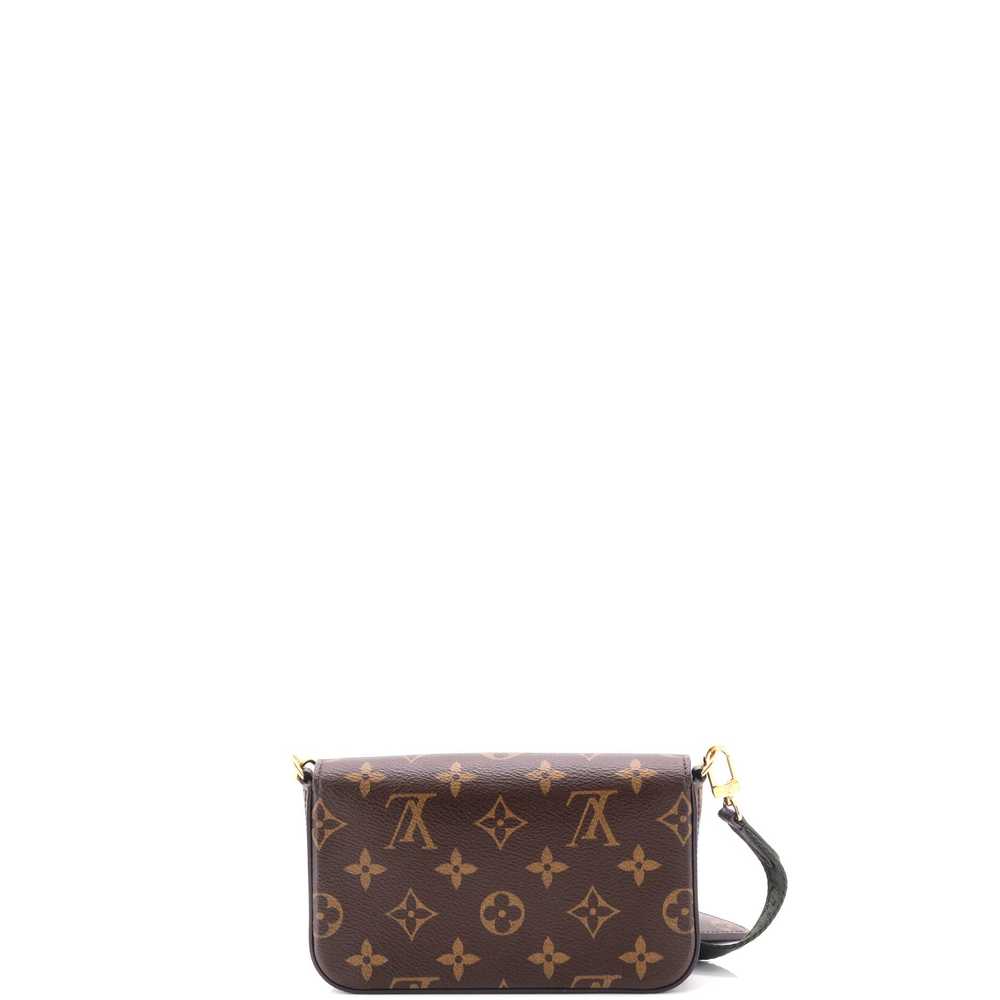 Louis Vuitton Felicie Strap & Go Handbag Monogram… - image 3