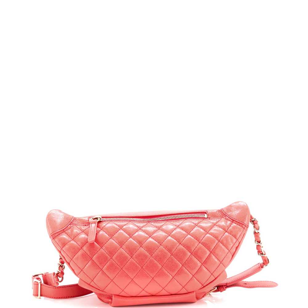 CHANEL Bi Classic Waist Bag Quilted Crumpled Calf… - image 3