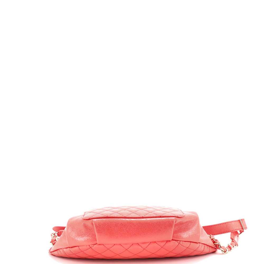 CHANEL Bi Classic Waist Bag Quilted Crumpled Calf… - image 4