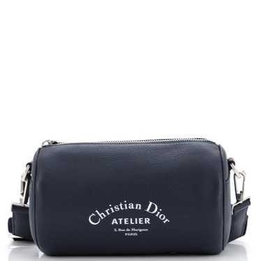 Dior atelier Roller レザー ショルダーバッグ ネイビー ディオール(Dior)ディオール アトリエ ローラー ショルダー