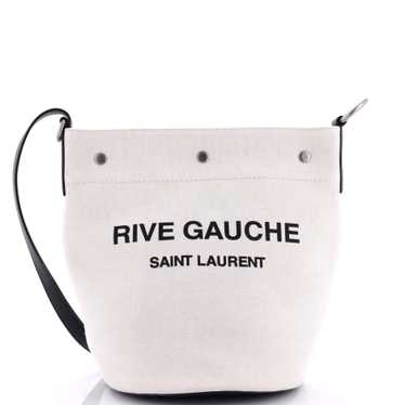 Saint Laurent Rive Gauche Bucket Bag Canvas - image 1