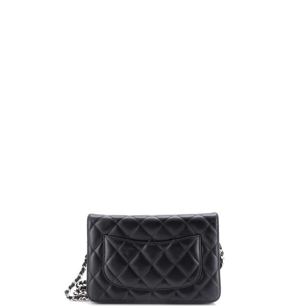 CHANEL Wallet on Chain Quilted Lambskin - image 4