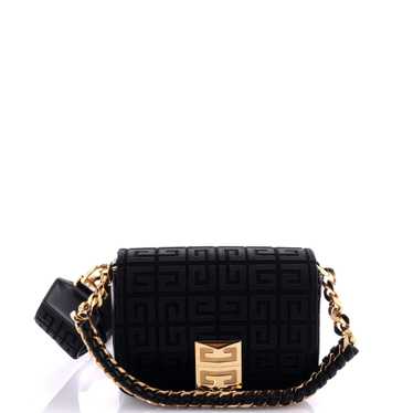 GIVENCHY 4G Woven Chain Top Handle Bag 4G Canvas S