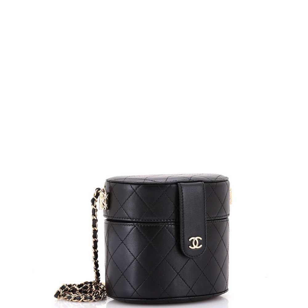 CHANEL CC Allure Vanity Case with Chain Quilted L… - image 2