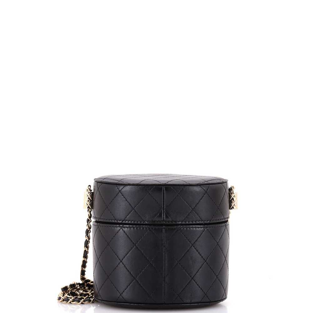 CHANEL CC Allure Vanity Case with Chain Quilted L… - image 3