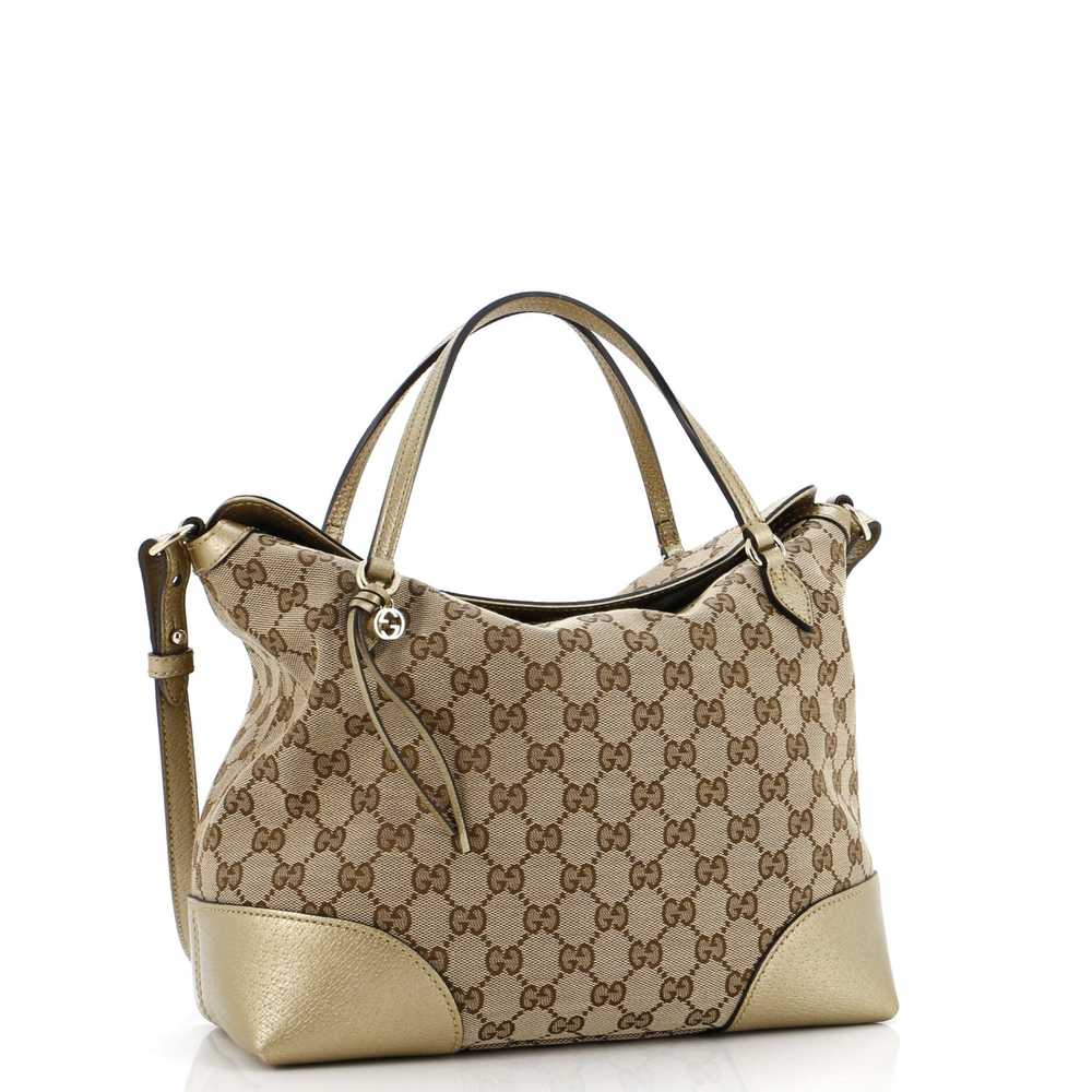 GUCCI Bree Convertible Top Handle Bag GG Canvas w… - image 2