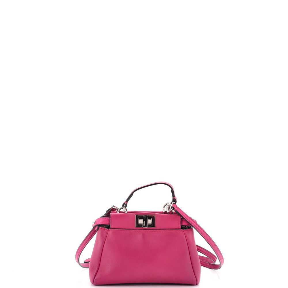 FENDI Peekaboo Bag Leather Micro - image 3