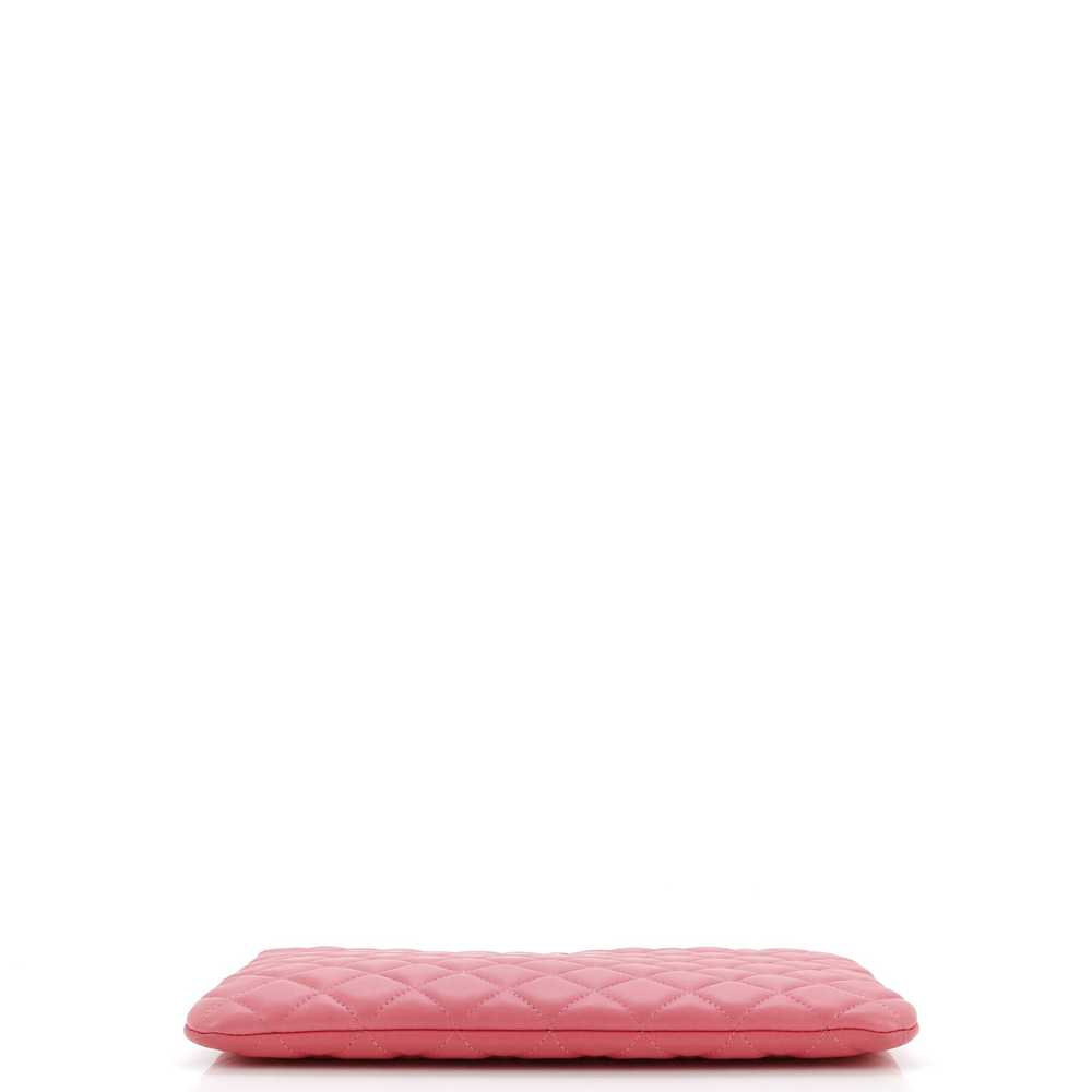 CHANEL CC Casino O Case Clutch Quilted Lambskin M… - image 5