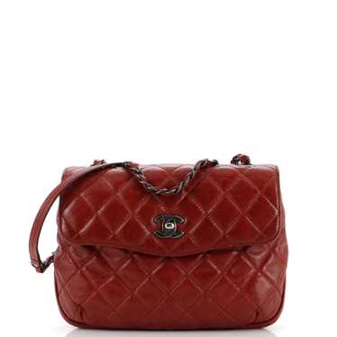 CHANEL CC Turnlock Accordion Shoulder Bag Quilted… - image 1