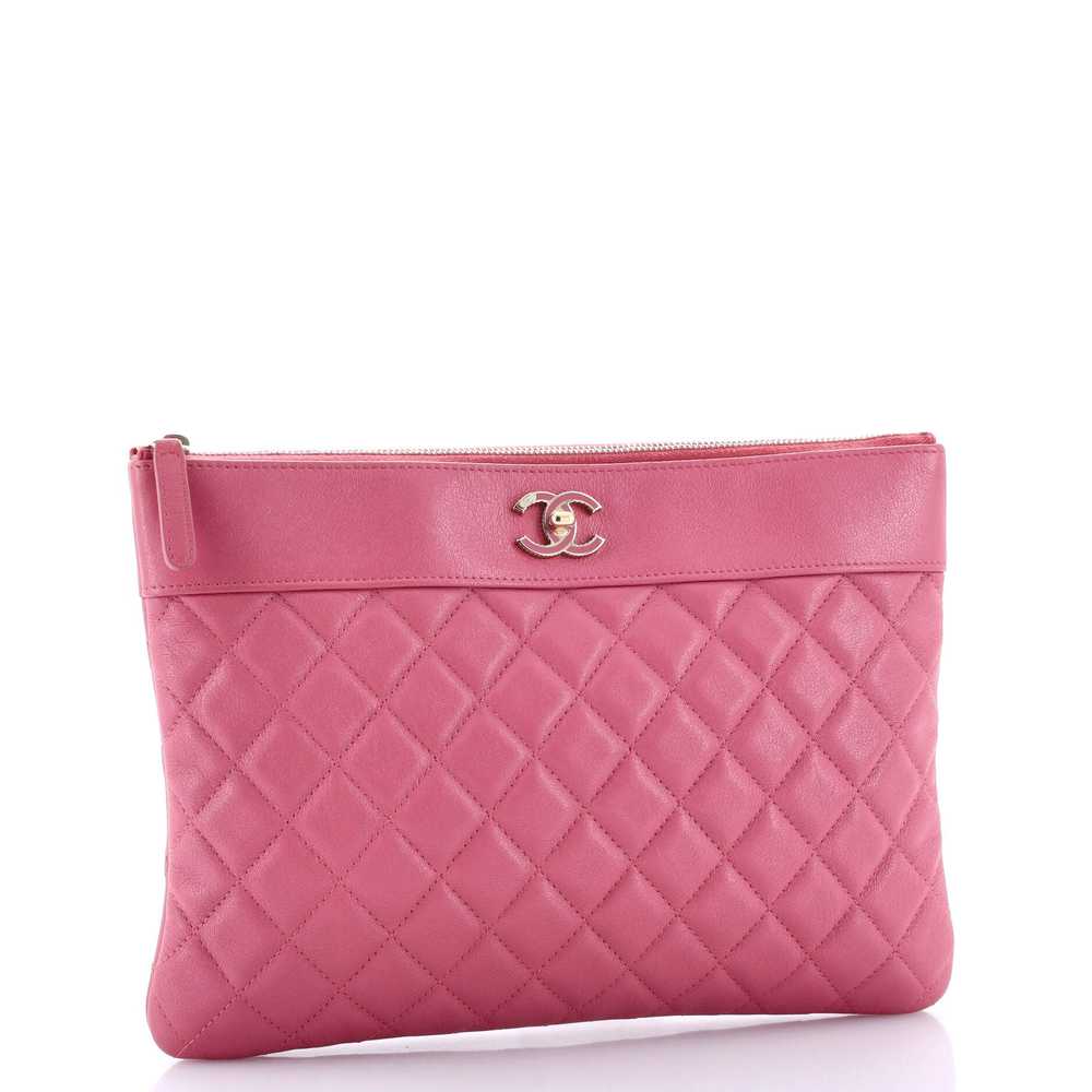 CHANEL Mademoiselle Vintage O Case Clutch Quilted… - image 2