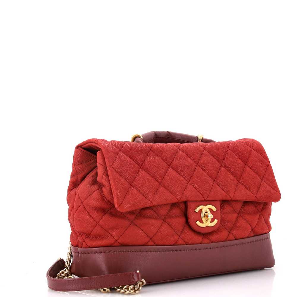 CHANEL Globetrotter Flap Bag Quilted Caviar Medium - image 3