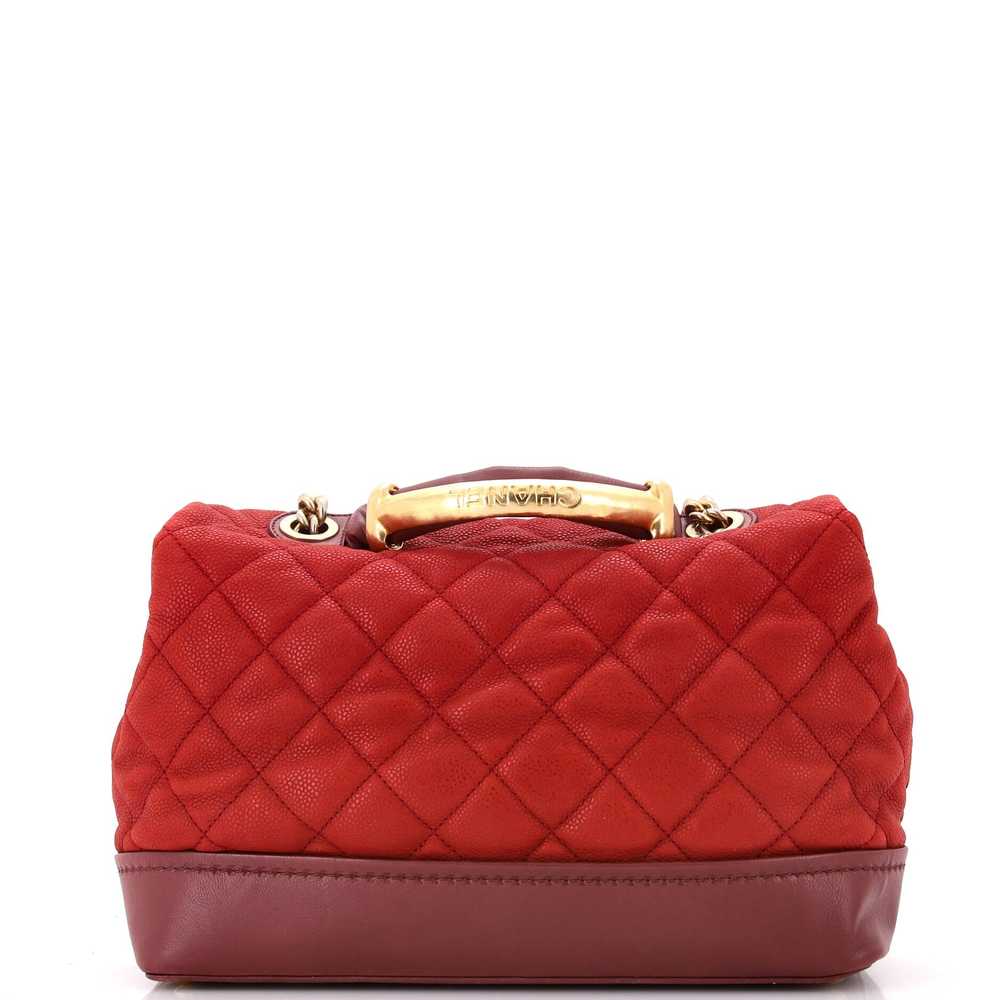 CHANEL Globetrotter Flap Bag Quilted Caviar Medium - image 4