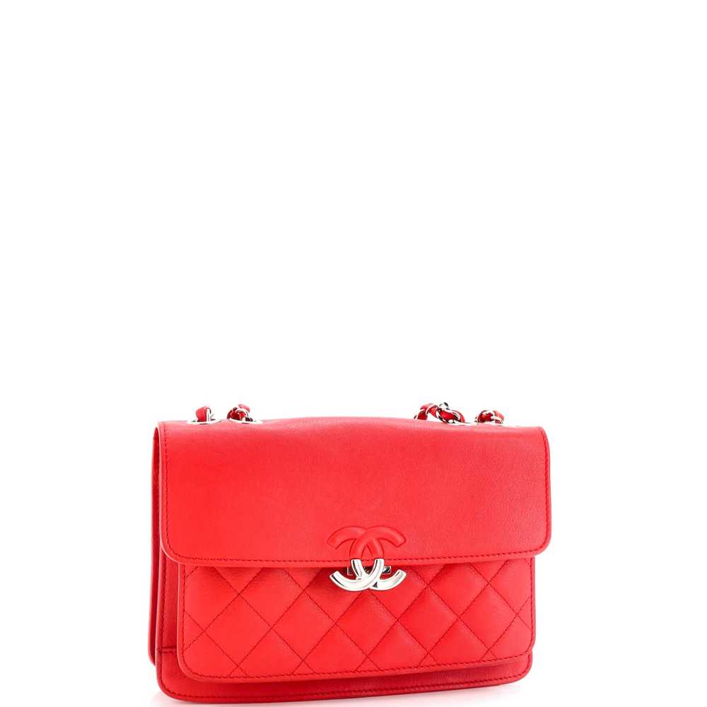 CHANEL CC Box Flap Bag Quilted Calfskin Small - image 3