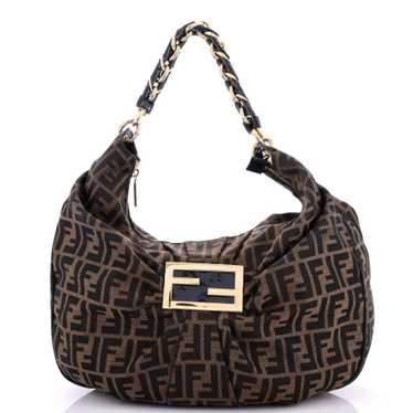 FENDI Mia Hobo Zucca Canvas Large