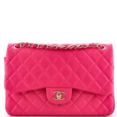 CHANEL Classic Double Flap Bag Quilted Lambskin Ju