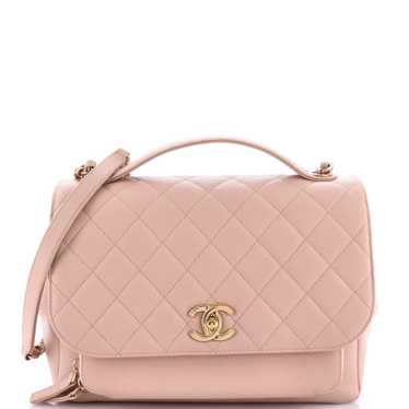 CHANEL Business Affinity Flap Bag Quilted Caviar … - image 1