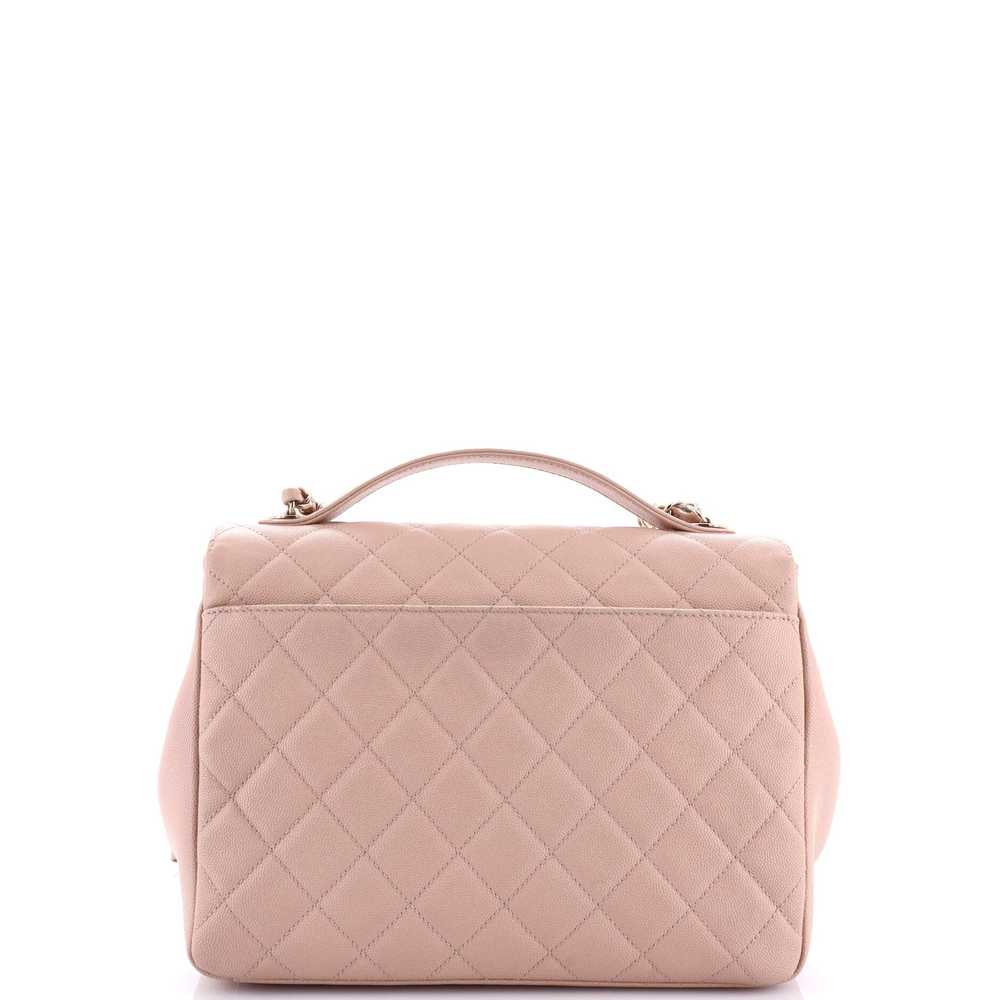 CHANEL Business Affinity Flap Bag Quilted Caviar … - image 3