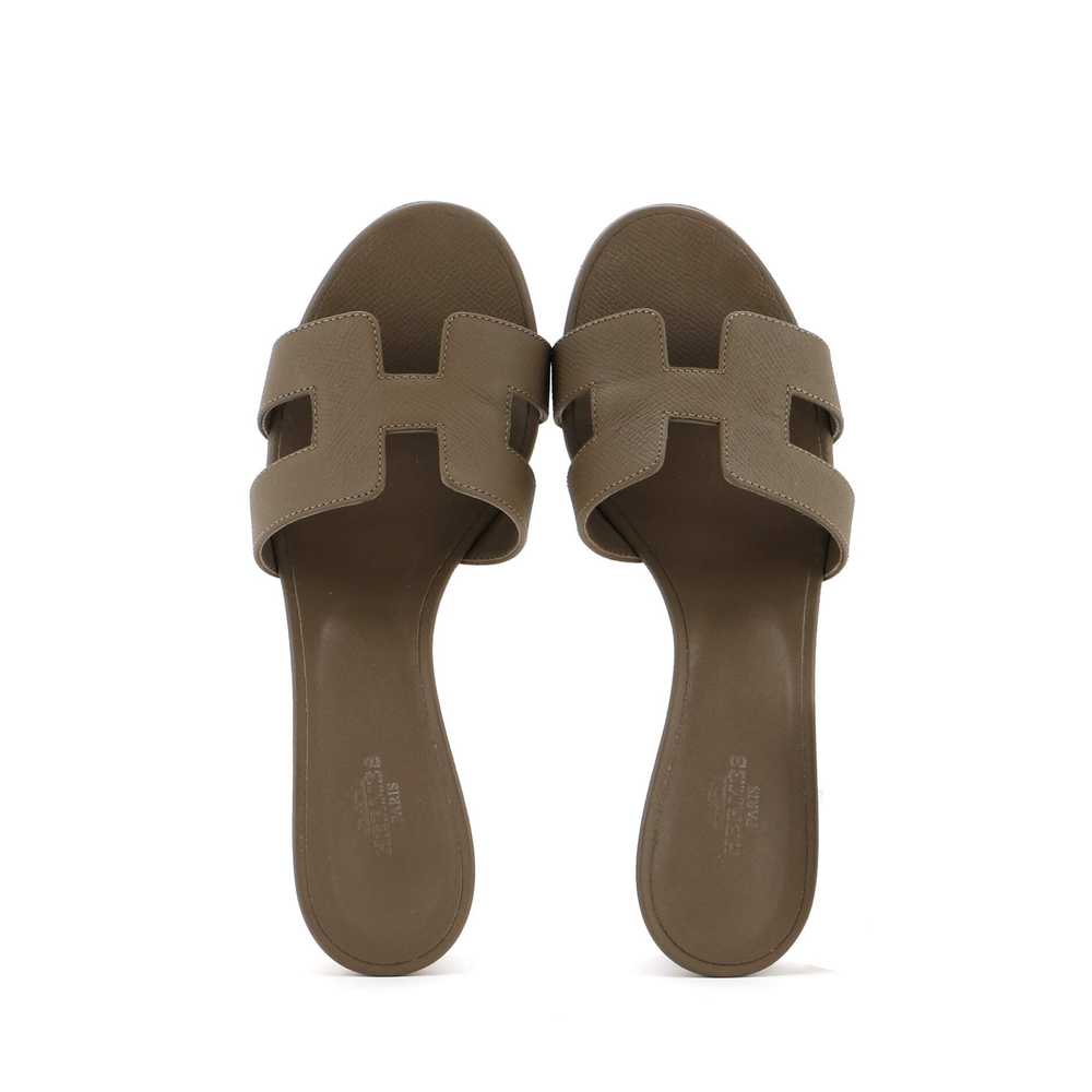 Hermes Women's Oasis Sandals Leather - image 3