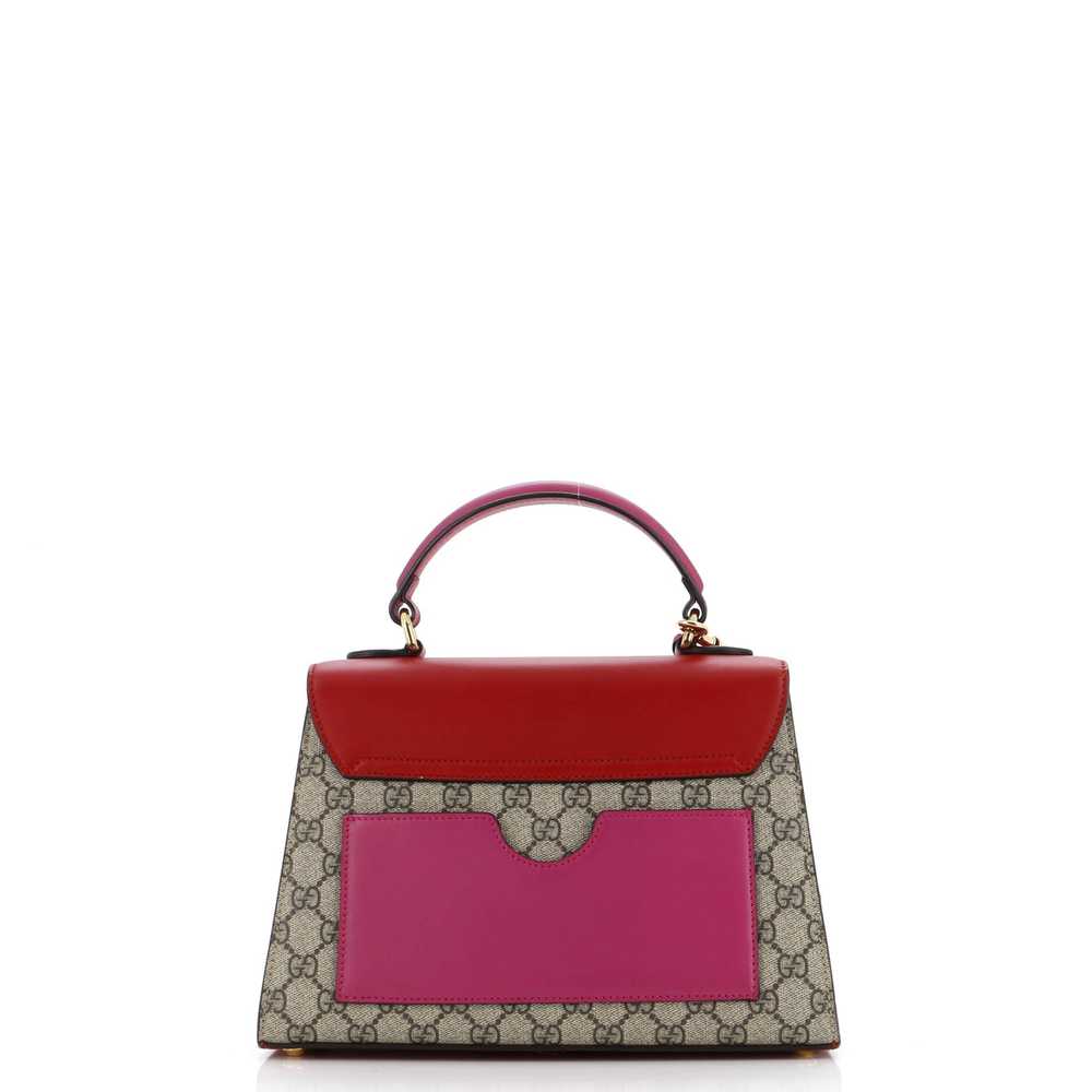 GUCCI Padlock Top Handle Bag GG Coated Canvas and… - image 3