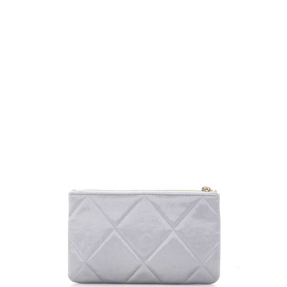 CHANEL 19 O Case Pouch Quilted Goatskin Small - image 3