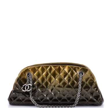 CHANEL Just Mademoiselle Degrade Bag Quilted Paten