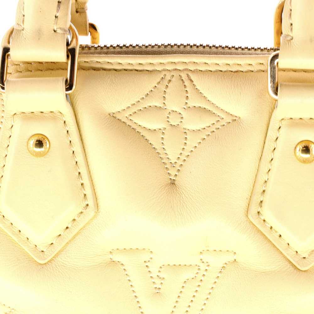 Louis Vuitton Alma Handbag Bubblegram Leather BB - image 7