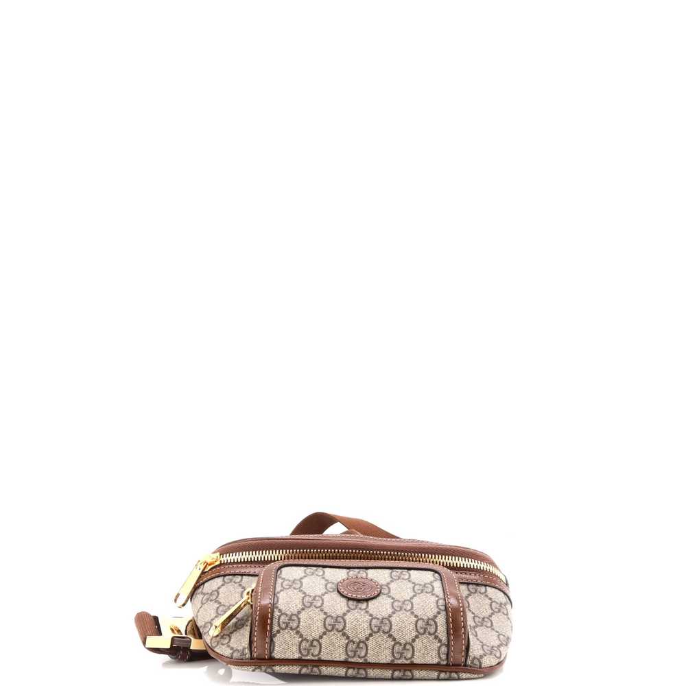 GUCCI Interlocking G Patch Belt Bag GG Coated Can… - image 4