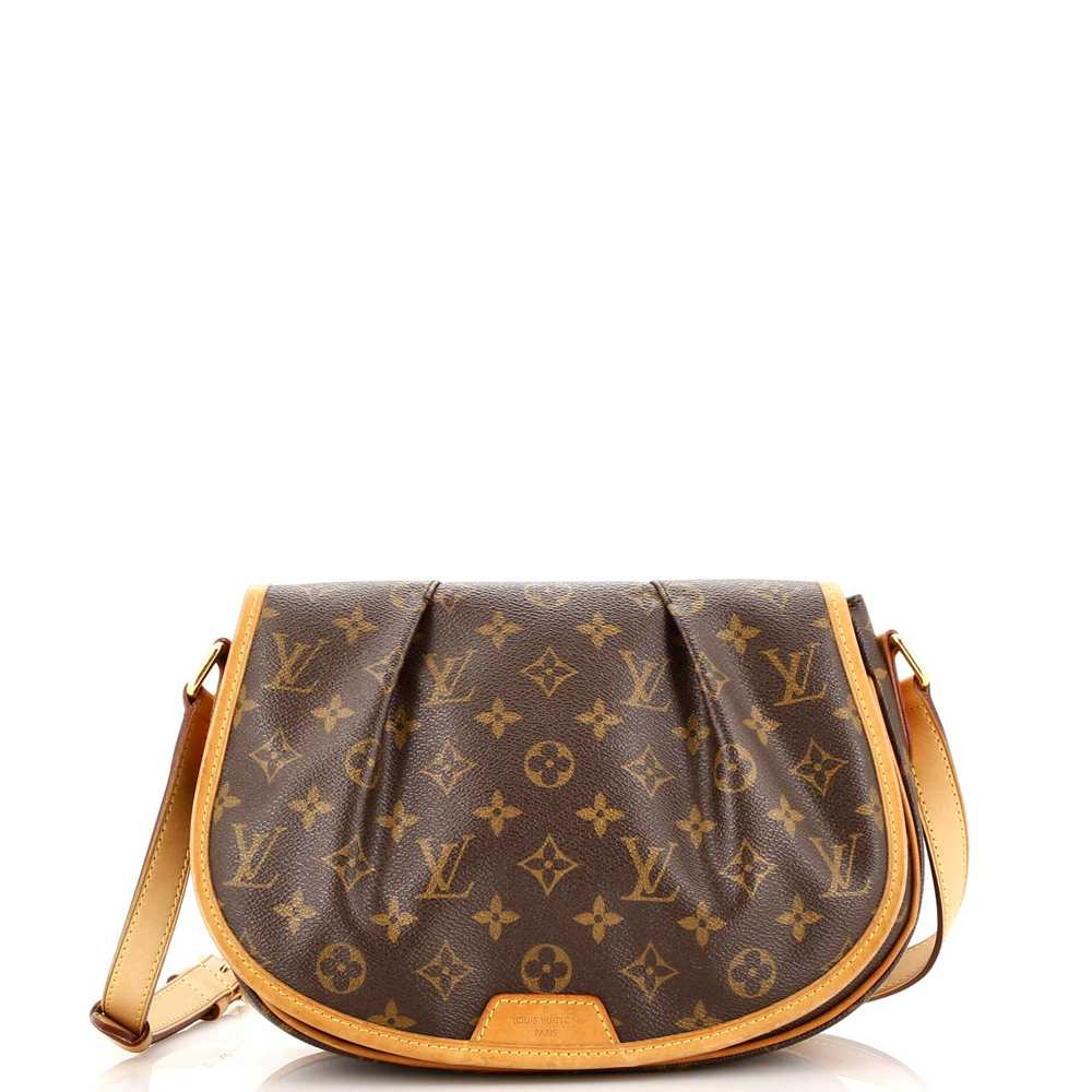 Louis Vuitton Menilmontant Handbag Monogram Canva… - image 1