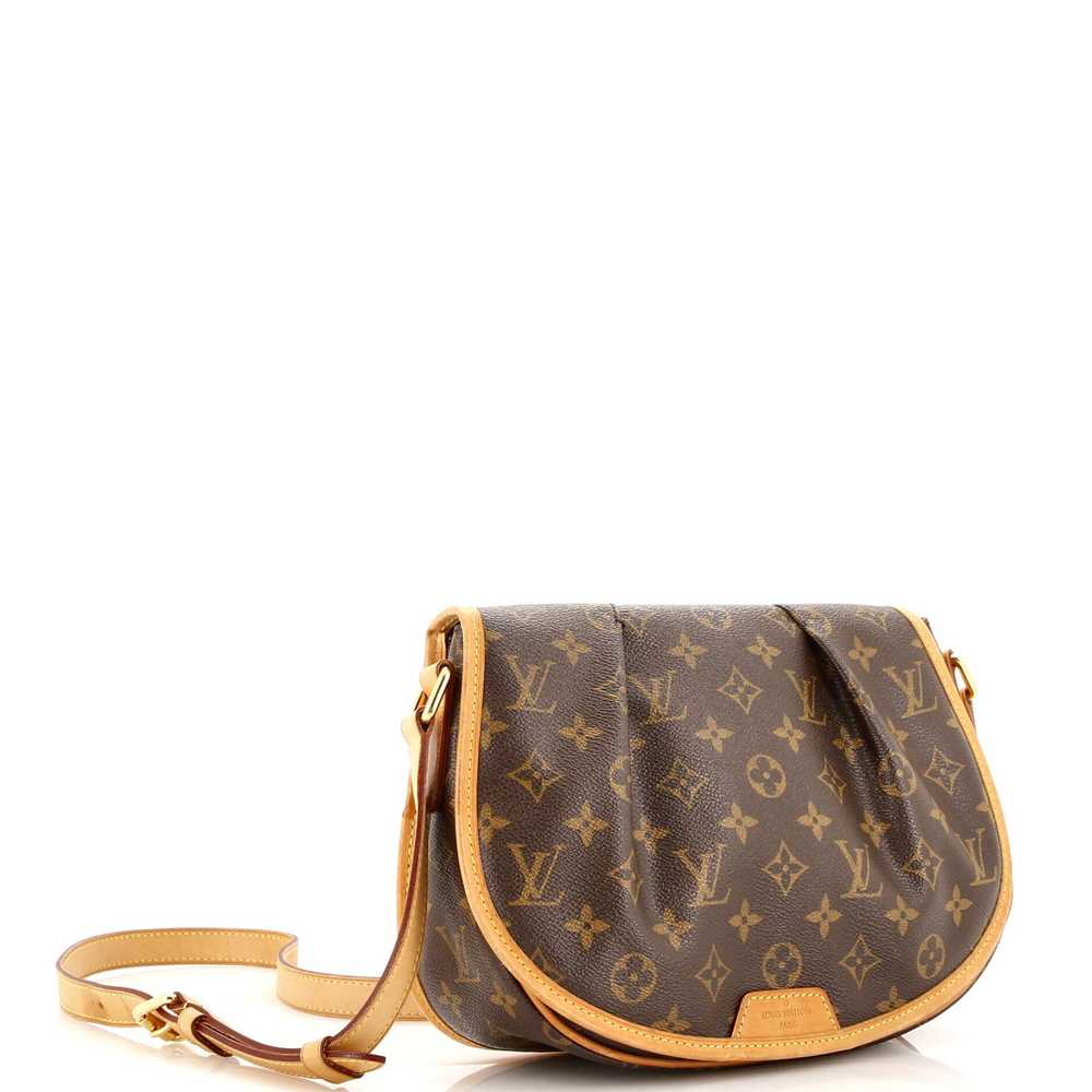 Louis Vuitton Menilmontant Handbag Monogram Canva… - image 2