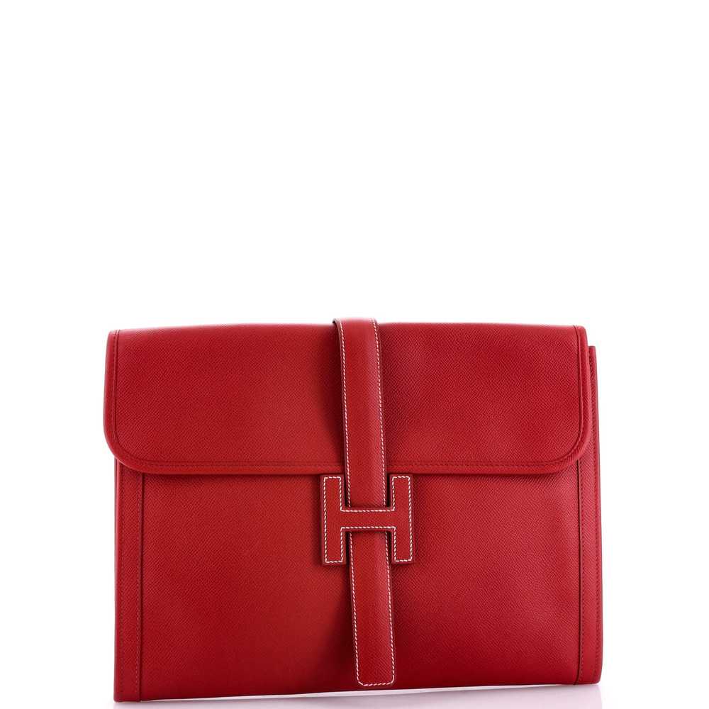 Hermes Jige Clutch Epsom GM - image 3