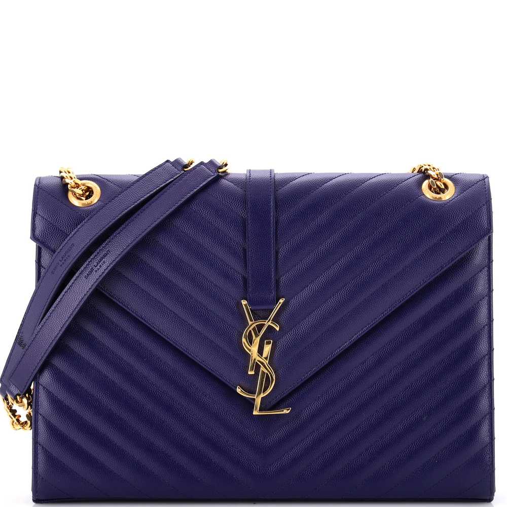 Saint Laurent Classic Monogram Envelope Satchel M… - image 1