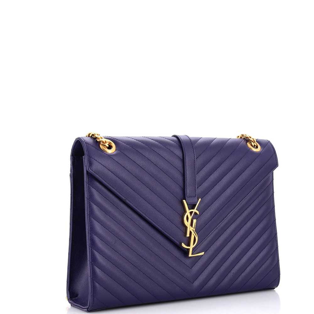 Saint Laurent Classic Monogram Envelope Satchel M… - image 2