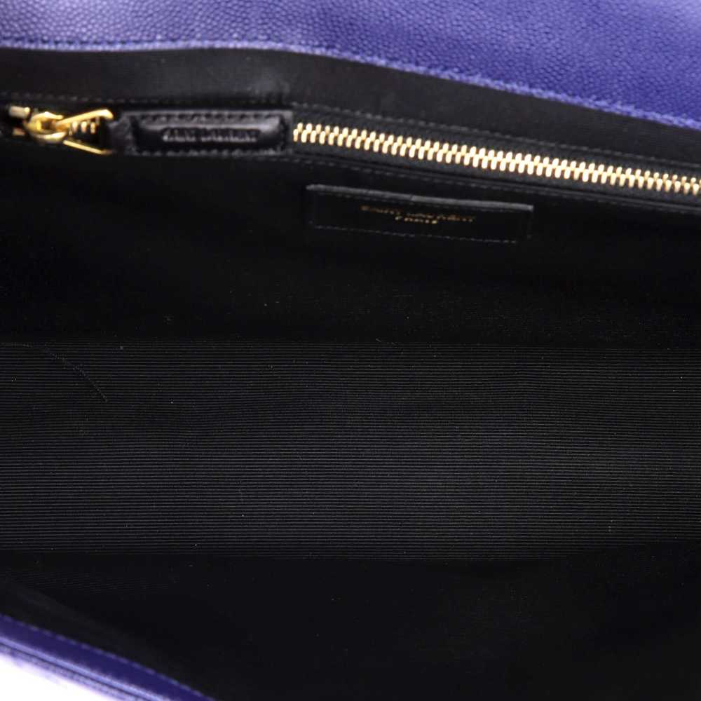 Saint Laurent Classic Monogram Envelope Satchel M… - image 5