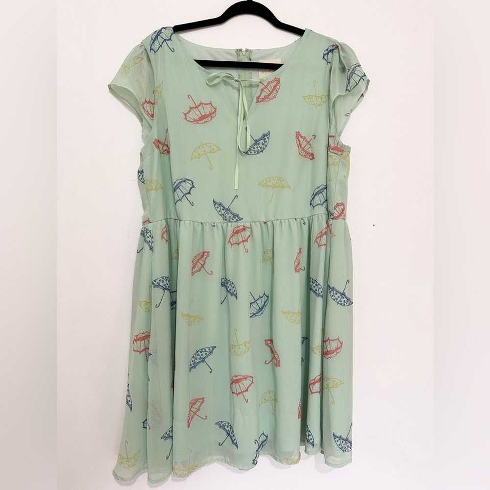 ModCloth dress mini short size XL novelty print I… - image 1