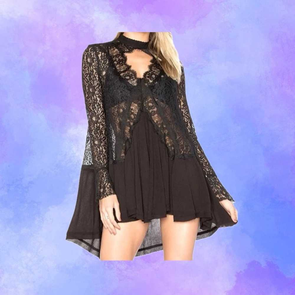 Free People Lace Mini Dress - image 1