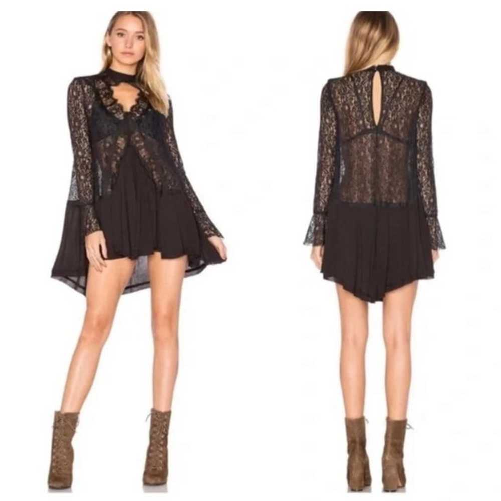 Free People Lace Mini Dress - image 2