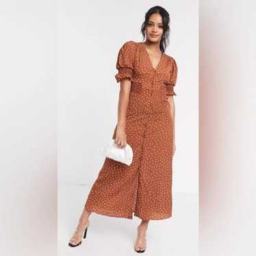 ASOS Polka Dot Midi Dress