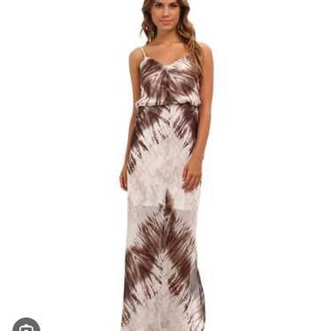 Vince Camuto Women's Printed Blouson Maxi Dress 10