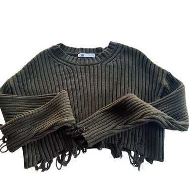MAISON SPECIAL×ZARA stitch knit grunge MAISON SPECIAL×ZARA stitch knit grunge
