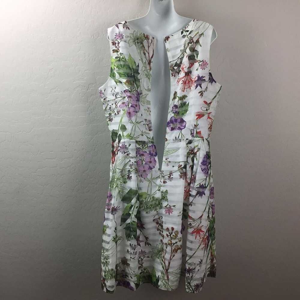 JM Studio John Meyer Floral Sleeveless Banded A-L… - image 6