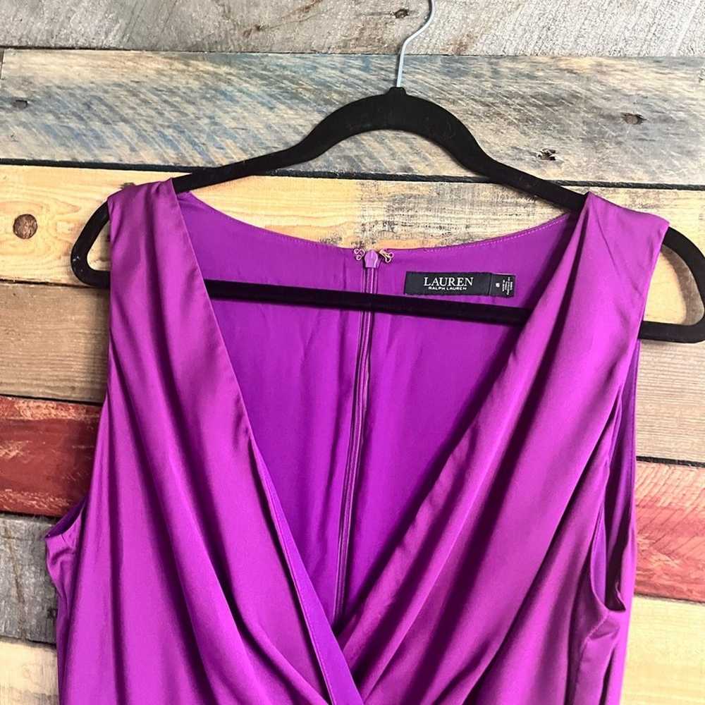 Lauren Ralph Lauren Purple Maxi Dress Size 16 - image 3